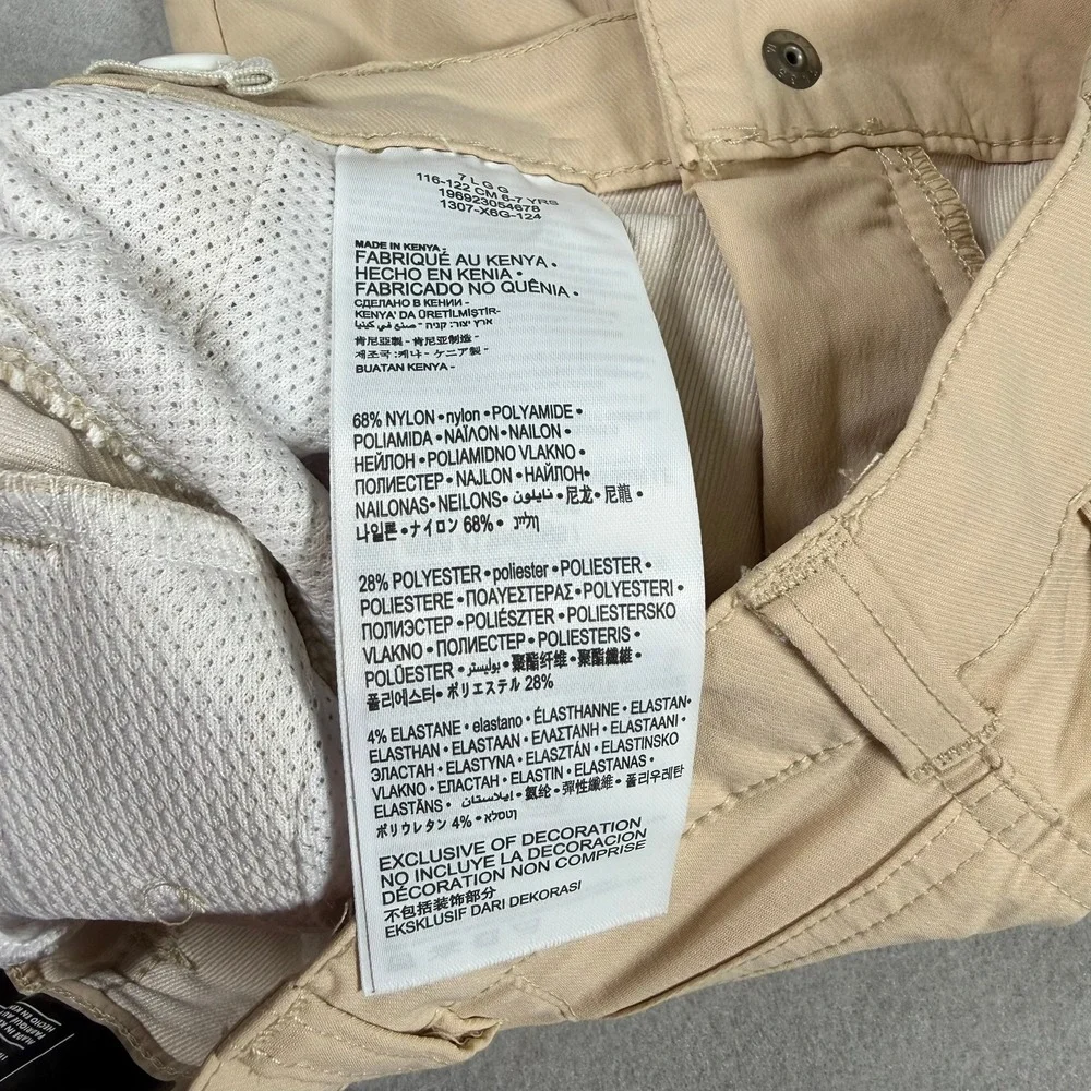 Hurley Boys 7 Shorts Kahki H2O-DRI Chino Performance Surf Skate Khaki Rattan NEW